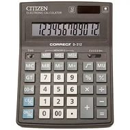 Калькулятор Citizen Correct, D-312, 12-разрядный, черный